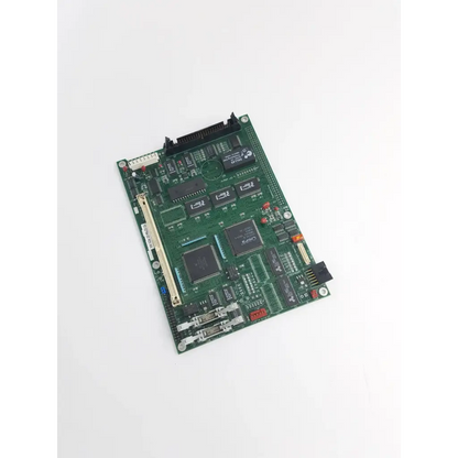 Green control board bbca2-12 50-01981-00 with black integrated circuits and connectors for electronic devices