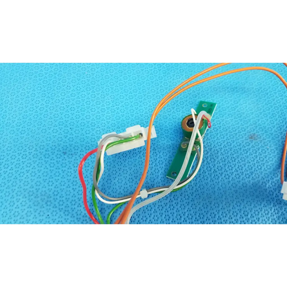 Green circuit board with multicolored wires and white connectors harness assembly for topcon trc-nw6s retinal camera