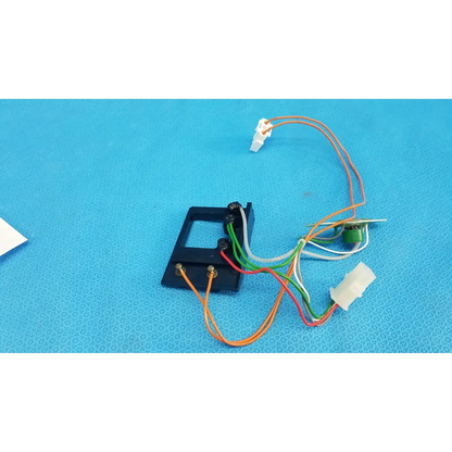 Black plastic harness assembly with colored wires and connectors for trc-nw6s circuit board retinal camera