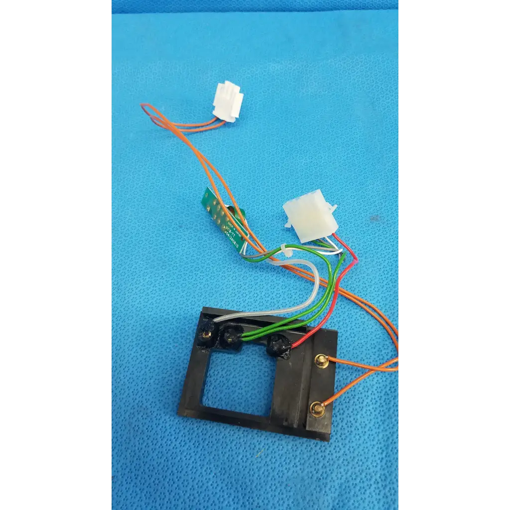Black plastic harness assembly with colored wires and white connectors for trc-nw6s circuit board retinal camera