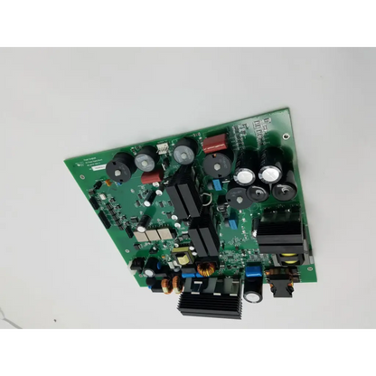 Green surgical dc power supply board mc-00147 rev 6 with capacitors heat sinks and electronic components by peak surgical