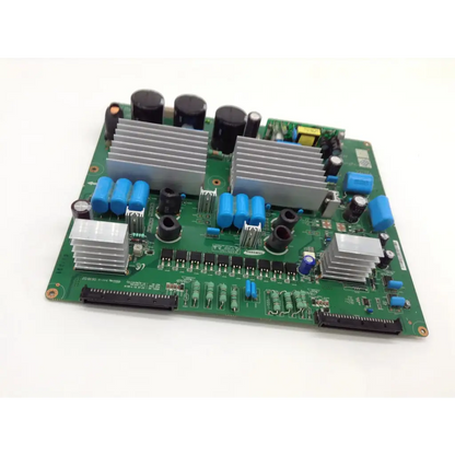 Green philips 50pf9731d main board with silver heat sinks and blue capacitors for 50pf9731d main board replacement