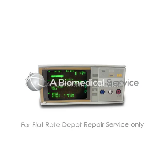 Gray medical infusion pump with green digital display and buttons for philips 78352c vital signs monitor repair service