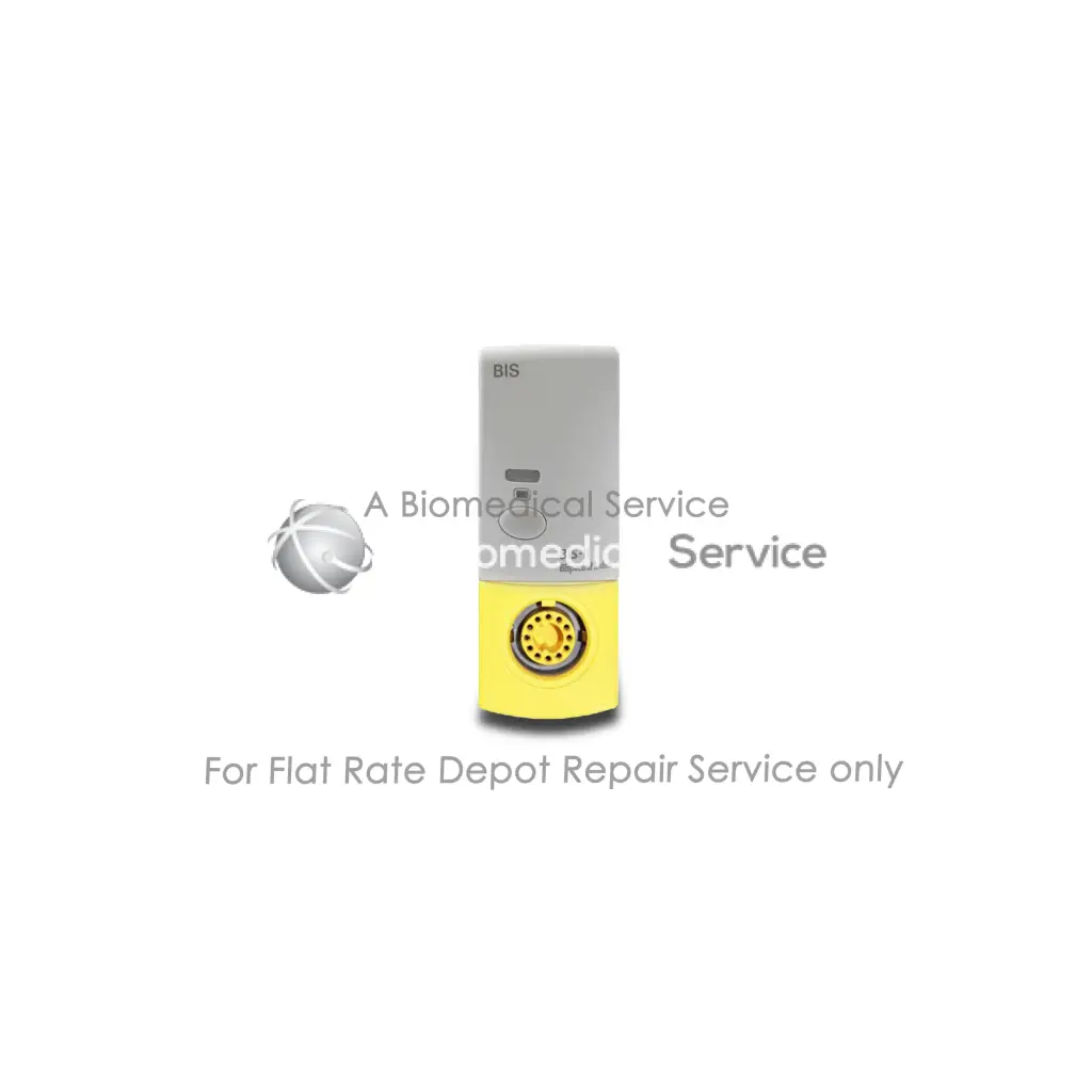 Gray and yellow philips bispectral index bis module medical equipment with circular dial for flat-rate repair service