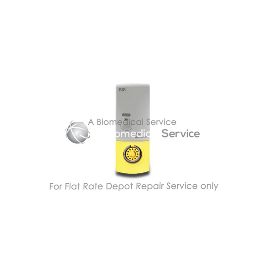 Gray and yellow philips bispectral index bis module medical equipment with circular dial for flat-rate repair service