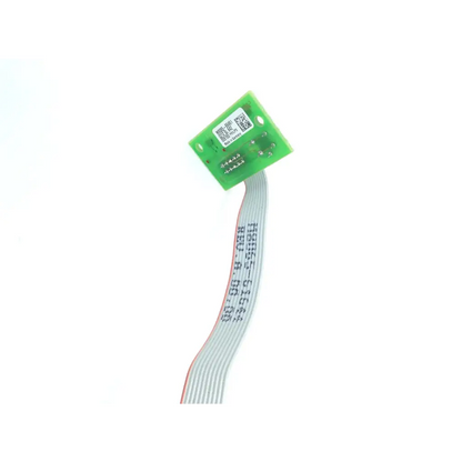 Green rectangular circuit board with flexible gray ribbon cable for philips intellivue m8065 msl assembly connector replacement parts