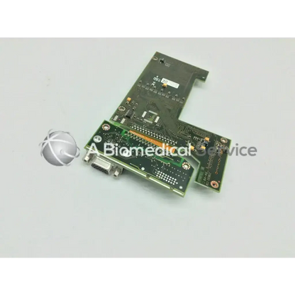 Green and black electronic circuit board with d-sub connector for philips intellivue mp70 m8071-67011 interface