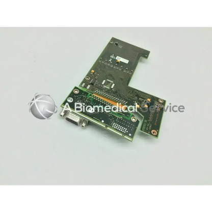 Green and black electronic circuit board with d-sub connector for philips intellivue mp70 m8071-67011 interface