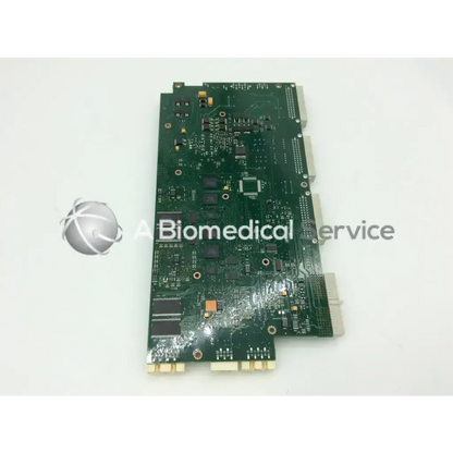 Green printed circuit board with electronic components and gold-plated connectors for philips intellivue mp70 m8050-66422