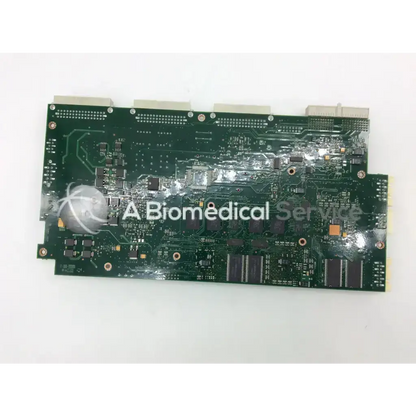 Green circuit board with electronic components and connectors for philips intellivue mp70 patient monitor m8050-66422