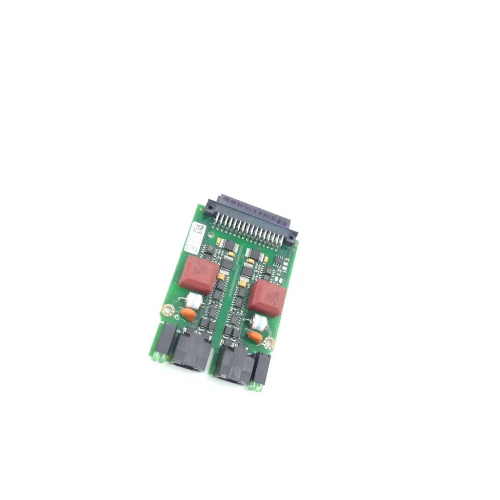 Philips intellivue rs232 serial port dual interface green pcb with red capacitors black connectors for biomedical service replacement parts