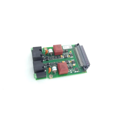 Philips intellivue rs232 serial port dual interface green pcb with black connectors red capacitors for biomedical service and responsible electronics recycling replacement parts