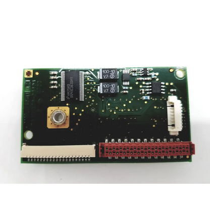 Philips lcd display screen connectivity circuit board with green rectangular pcb black ic and gold-plated connector