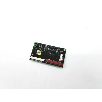 Black rectangular philips lcd display circuit board with yellow circular component and red connectors for display screen connectivity