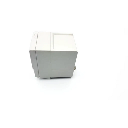 White plastic rectangular electrical enclosure with mounting tabs for philips m1008b nbp module housing