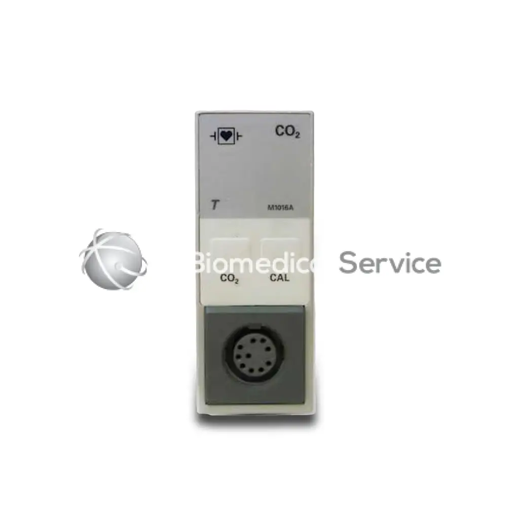 Philips m1016a mainstream co2 module gray and white medical device with co2 and cal buttons model m1016a