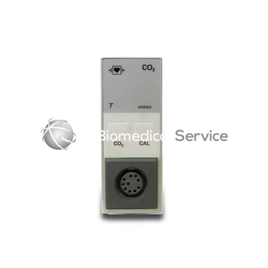Philips m1016a mainstream co2 module gray and white medical device with co2 and cal buttons model m1016a