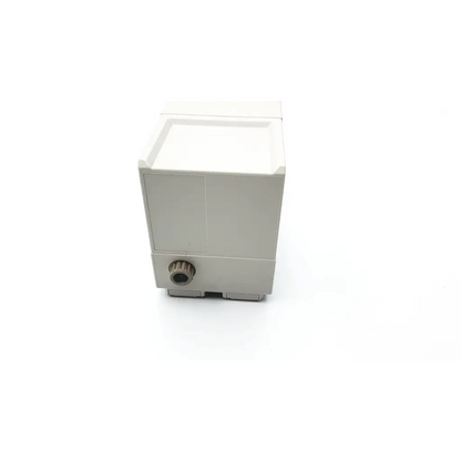 Gray plastic philips m1116b recorder module with circular metallic port on the front for secure electrical connections