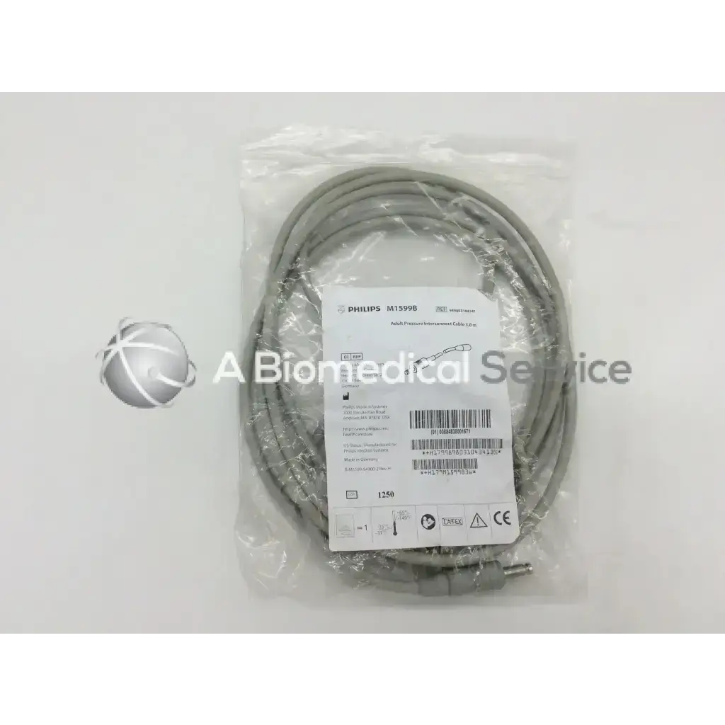 Load image into Gallery viewer, Philips M1599B Adult Pressure Interconnect Cable 3.0 m