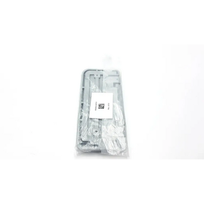 Gray plastic philips m3002-44701 intellivue bottom anti slip case with molded cutouts and white label on front