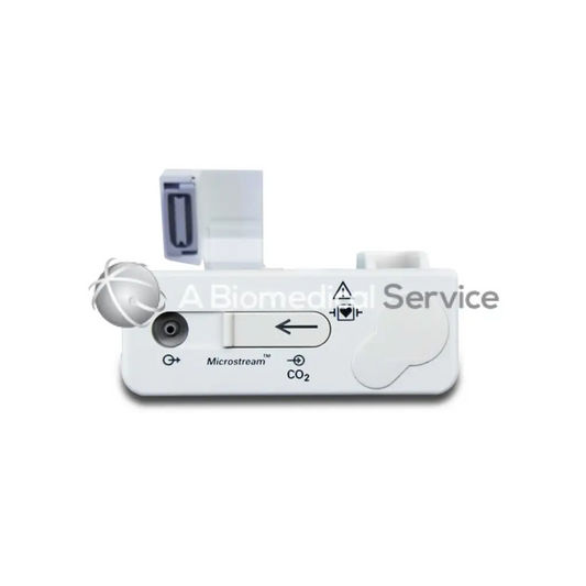 Philips m3015a bedside module white plastic microstream co2 monitoring device with small gray clip attachment