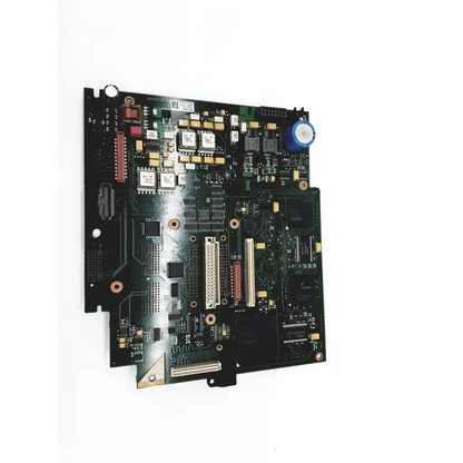 Green printed circuit board with electronic components and connectors for philips m3046-66402 patient monitor circuit