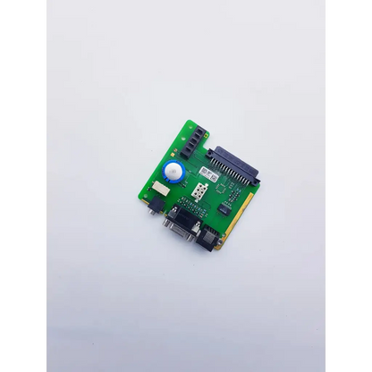 Philips m3046-66422 green connector io board with black connectors and blue circular component for nibp assembly board