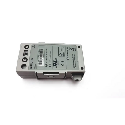 Gray philips m3539a heartstart mrx ac power adapter module with labeled specifications and certification marks