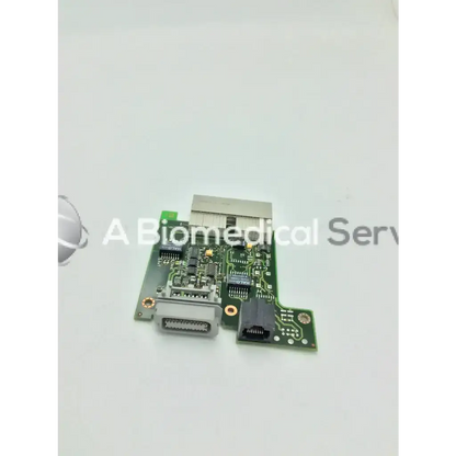 Green circuit board with silver connectors and black components for philips m8080-26401 intellivue mp60 circuit board
