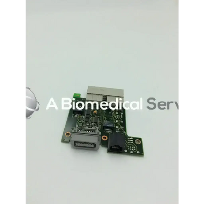 Green circuit board with silver connectors and black components for philips m8080-26401 intellivue mp60 circuit board