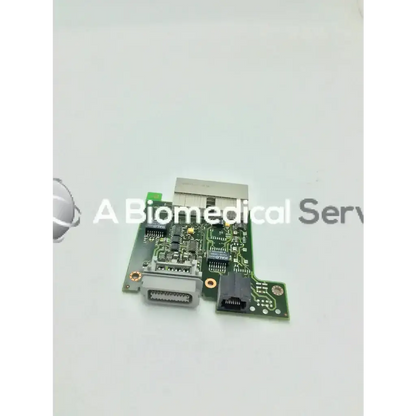 Green circuit board with silver connectors and black components for philips m8080-26401 intellivue mp60 circuit board