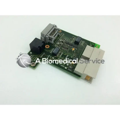 Green circuit board with black and gray connectors of philips m8080-26401 intellivue mp60 circuit board