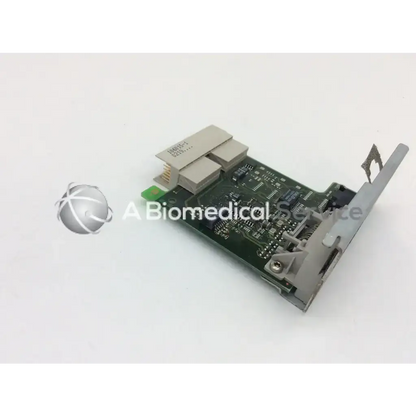 Gray and green electronic circuit board with integrated connectors for philips intellivue mp60 circuit board