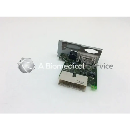 Silver intellivue mp60 circuit board with green circuit and metallic connectors for philips m8080-67011 device