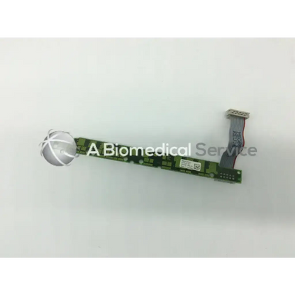 Green circuit board with silver spherical connector and flexible ribbon cable for philips mp 70 alarm board m8065-66401