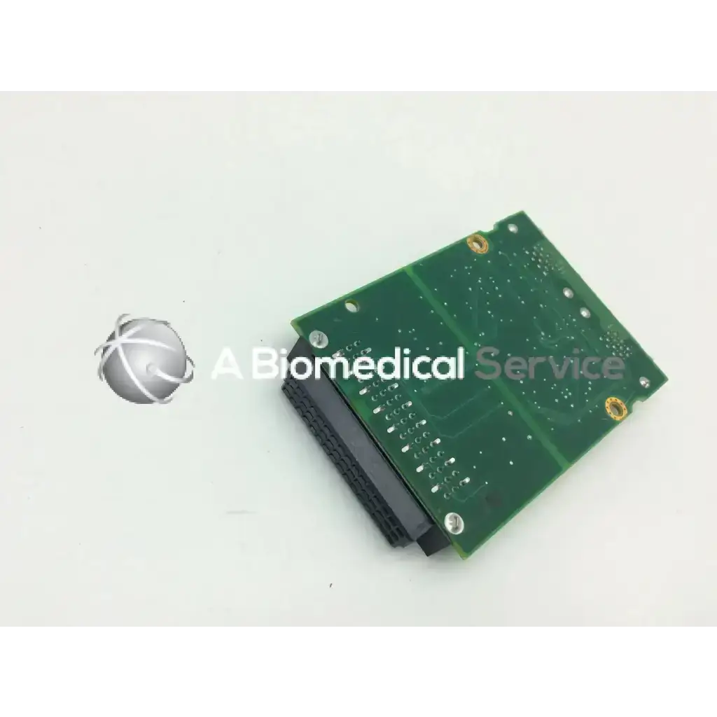 Green rectangular philips m8086-67021 monitor remote interface circuit board with gold screws and black connector side
