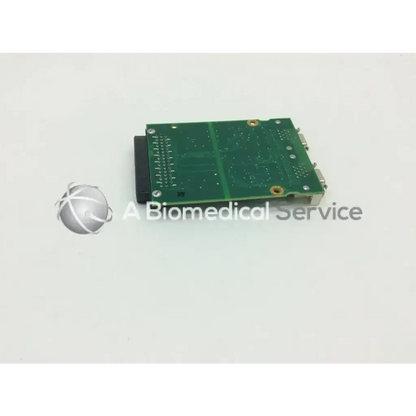Green rectangular philips m8086-67021 monitor remote interface circuit board with metallic connectors and solder points