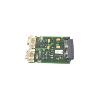 Philips mp m8086-67021 monitor remote interface circuit board with green pcb, beige and black connectors for biomedical service and responsible electronics recycling replacement parts