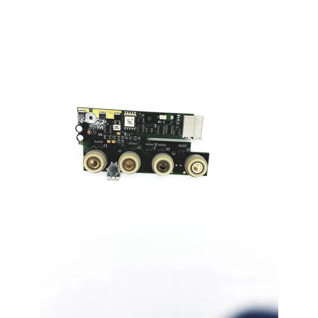 Black philips mp50 module rack board with gold connectors and integrated components on electronic circuit board