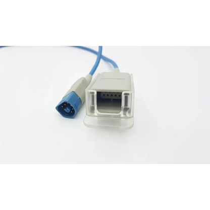 Gray and blue medical connector cable with rectangular plug housing for philips ref m1943a sp02 adapter cable 1.1m