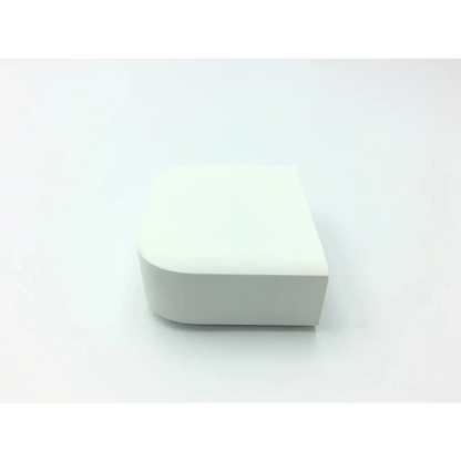 White smooth plastic corner protector with rounded edges for philips respironics dreamstation overnight battery pack