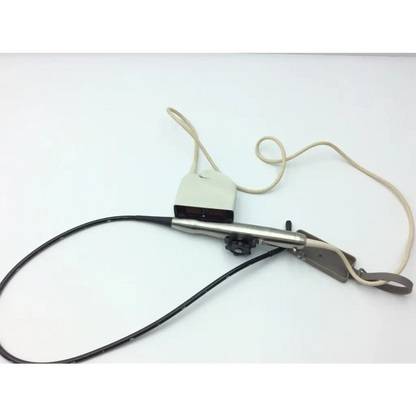 Philips s7-2t omni tee transducer medical endoscope with metallic shaft black flexible tubing and beige control unit