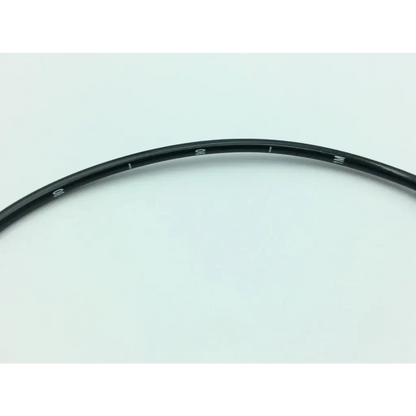 Black rubber tubing with white size markings for philips s7-2t omni tee transducer medical device