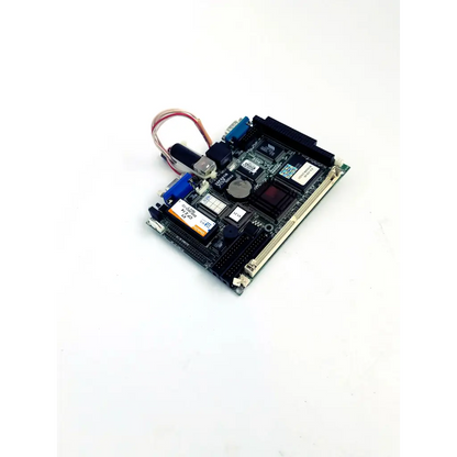 Black phoenixbios d486 circuit board with electronic components and connectors for computing applications