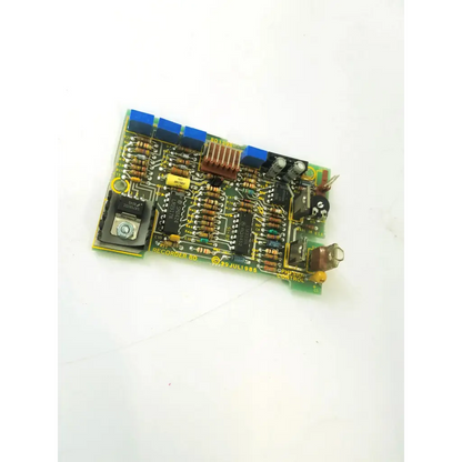 Green circuit board with blue connectors and electronic components for physio-control 807398-00 recorder board bbcb3-9
