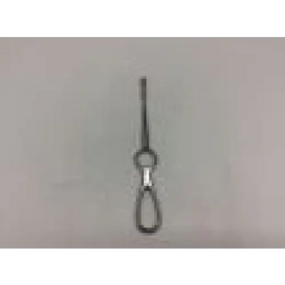 Silver-toned metal volkman retractor with loop and clip mechanism pilling 16-4412 model