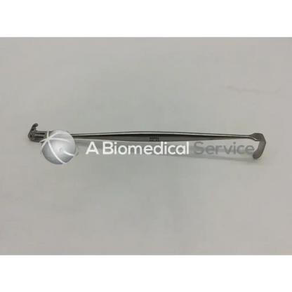 A sleek stainless steel senn retractor surgical with curved ends and central handle for precise tissue retraction
