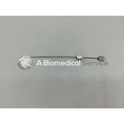 Silver metallic stamey needle ac5-295 with spherical head and rectangular ends for medical use model 21-4688