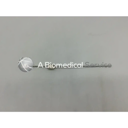 Silver metallic stamey needle ac5-295 with spherical head and engraved cross pattern for precise stitching use