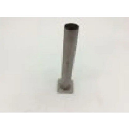 A sleek cylindrical metal vascular dilators cylinder with a square base designed for pilling 355100 use